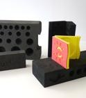 Coffrets "communication" - Usinage de mousse sur mesure
